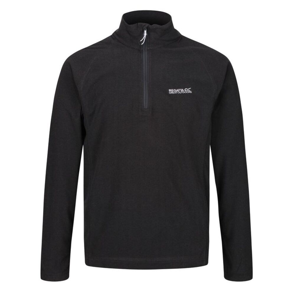 Regatta Great Outdoors Mens Montes Funnel Neck Fleece Jumper / Black